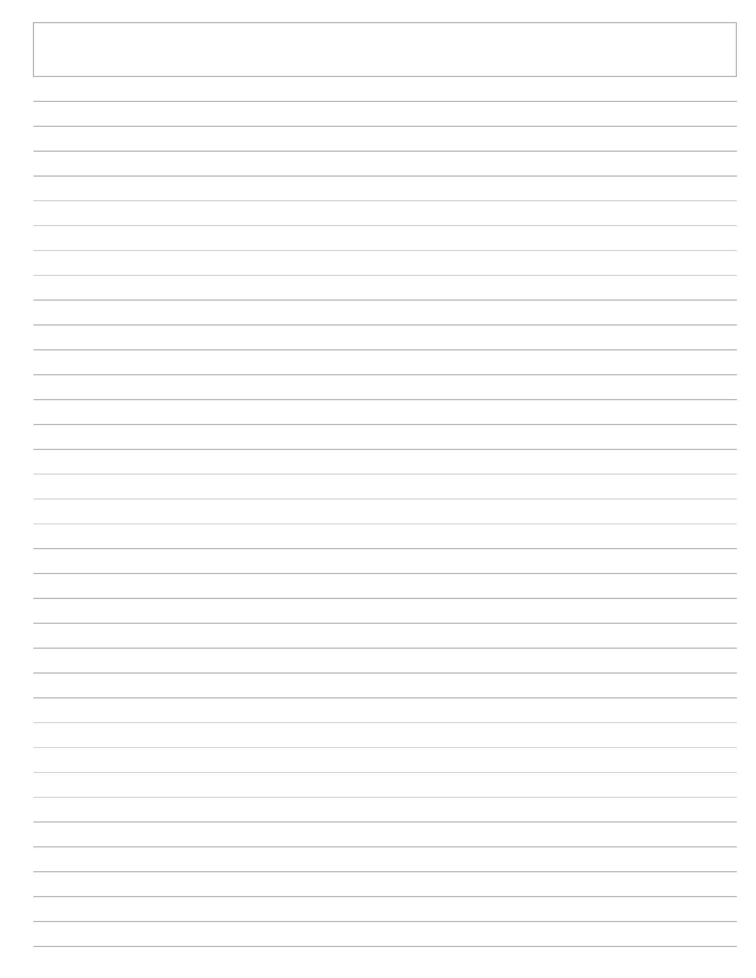 Full-Note Pages