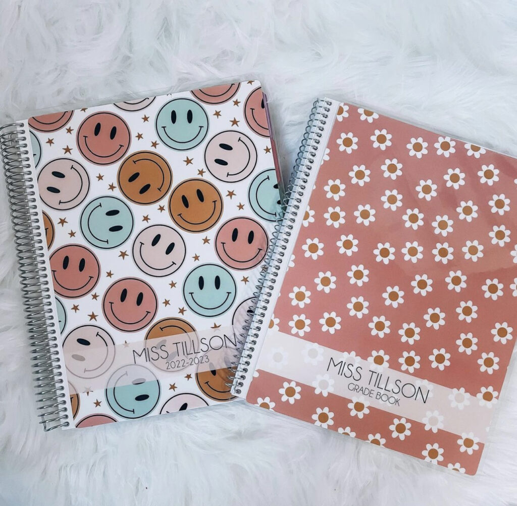 two planners displayed